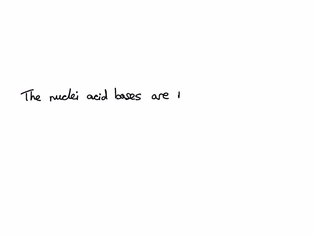 SOLVED Question 3 The nucleic acid bases absorb ultraviolet light maximally at 280 nm. are