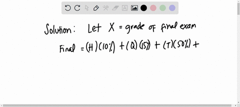 the-final-grade-in-an-algebra-course-is-based-on-a-weighted-average-homework-counts-10-quizzes-count-15-tests-count-50-and-the-final-exam-counts-25-a-student-has-a-homework-average-of-67-a-q-03925