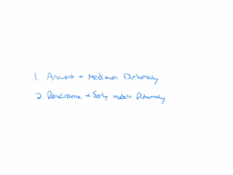 discuss-the-historical-development-of-diplomacy-as-a-distinct-discipline-of-study-up-to-the-21st-century