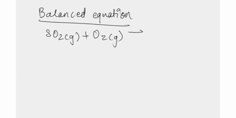 sulfur-dioxide-gas-reacts-with-oxygen-gas-to-produce-gaseous-sulfur-trioxide-write-balanced-equation-for-this-reaction-in-an-experiment-conducted-at-300c-the-equilibrium-concentrations-of-th-12068