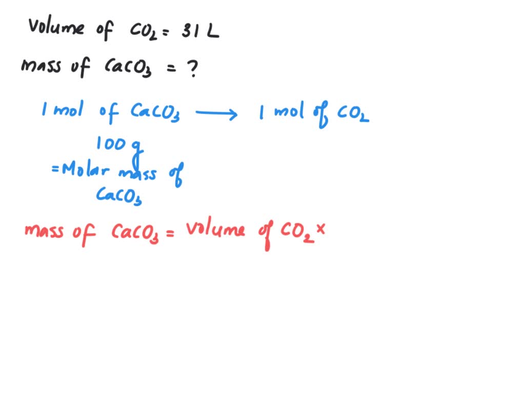 SOLVED: When heated, calcium carbonate decomposes to yield calcium ...