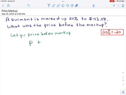 applications-involving-percents-and-rates-the-price-of-a-swimsuit-after-a-20-markup-is-4308-what-was-17707