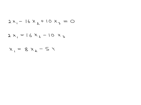 find-the-general-solution-of-the-simple-homogeneous-system-below-which-consists-of-a-single-linear-equation-give-your-answer-as-a-linear-combination-of-vectors-letx2-andx3-be-free-variables-09413