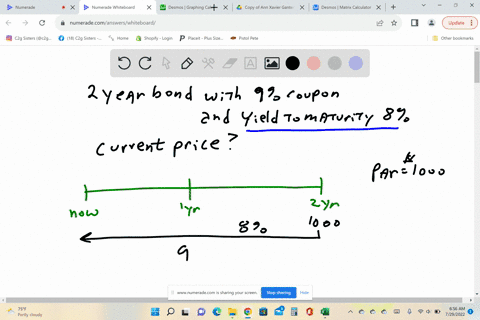 what-is-the-price-of-a-two-year-bond-with-a-9-annual-coupon-and-a-yield-to-maturity-of-8-6