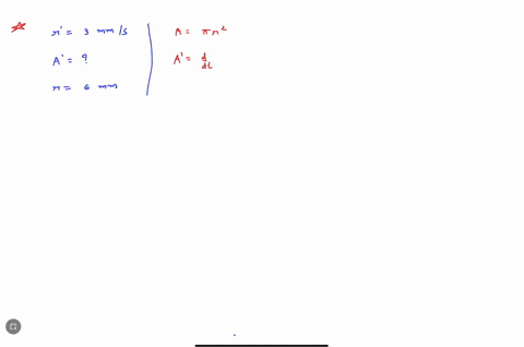 a-circle-is-growing-its-radius-increasing-by-mm-per-second-find-the-rate-at-which-the-area-is-changing-at-the-moment-when-the-radius-is-mm-when-the-radius-is-mm-the-area-is-changing-at-appro-76897