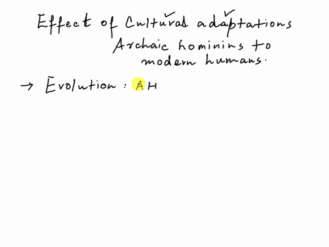 how-has-our-cultural-behaviour-affected-how-we-evolved-from-archaic-hominins-to-modern-humans-what-did-our-ancestors-achieve-that-they-would-not-have-otherwise-were-it-not-for-our-cultural-a-76974