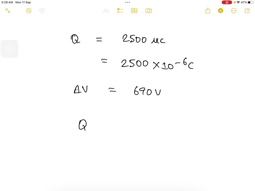 SOLVED The two plates of a capacitor hold +2500 μC and 2500 μC of