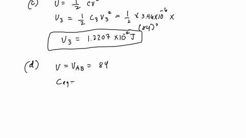 in-the-figure-a-potential-difference-v-840-v-is-applied-across-a-capacitor-arrangement-with-capacitances-c1-917-uf-c2z-742-ufand-c3-346-pf-what-are-a-charge-93-b-potential-difference-va-and-33674
