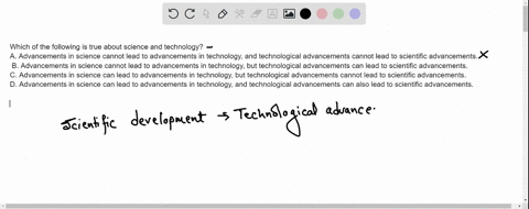 which-of-the-following-is-true-about-science-and-technology-a-advancements-in-science-cannot-lead-to-advancements-in-technology-and-technological-advancements-cannot-lead-to-scientific-advan-88805
