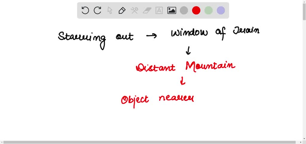 SOLVED When Staring Out The N window Of A Train At A Distant Mountain Objects Nearer To You 