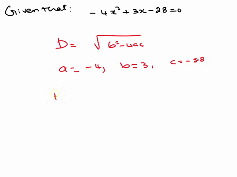 use-the-discriminant-to-determine-how-many-real-number-solutions-exist-for-the-quadratic-equation-4x2-3x-28-0-question-4-options-a-0-b-3-c-2-d-1-77952