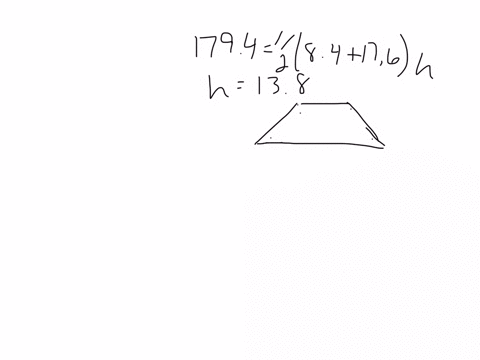 the-diagram-shows-trapezium-abcd-in-which-bc-and-ad-are-parallel-84cm-diagram-not-accurately-drawn-176-cm-the-trapezium-has-exactly-one-line-of-symmelly-bc-84-cm-ad-176-cm-the-trapezium-has-14597
