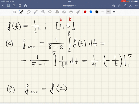 consider-the-following-given-function-and-given-interval-ft-2-1-5-a-find-the-average-value-fave-of-f-on-the-given-interval-ave-5-b-find-c-in-the-given-interval-such-that-f-fc-enter-your-answ-44992