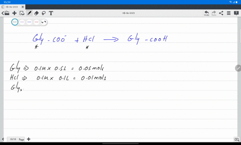 a-biochemist-makes-500ml-of-a-01m-solution-of-the-amino-acid-glycine-at-ph-10-she-then-adds-100ml-of-01m-hcl-what-is-the-resulting-ph-of-the-solution-note-glycine-has-two-ionisable-groups-wi-03507