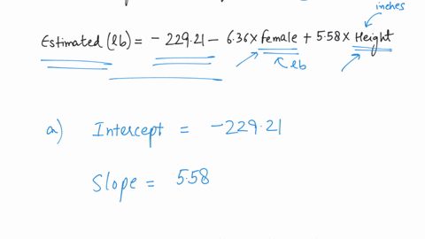 you-collect-height-and-weight-of-29-female-and-81-male-students-at-your-university-a-regression-of-the-weight-on-a-constant-height-and-female-as-a-binary-variable-which-takes-a-value-of-one-50192