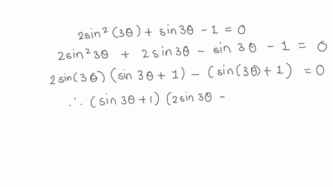 find-all-solutions-to-2sin-30-sin30-1-0-36652