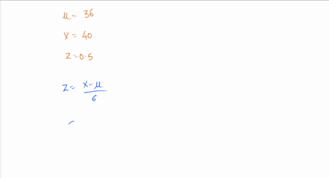 for-a-sample-with-a-sample-mean-36-and-a-score-of-x40-corresponds-to-z-050-what-is-the-variance-of-the-sample-2-4-8-64-99812
