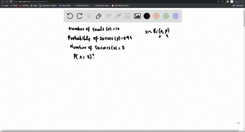 consider-a-binomial-experiment-with-n-10-trials-wherein-each-trial-has-a-045-probability-of-success-p-calculate-the-probability-of-observing-x-3-successes-out-of-the-10-trials-round-your-answer-to-fou