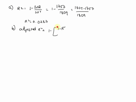 the-following-estimated-regression-equation-is-based-on-30-observations-y-181-36x1-21x2-76x3-28x4-the-values-of-sst-and-ssr-are-1809-and-1757-respectively-a-compute-r2-to-3-decimals-b-comput-36113