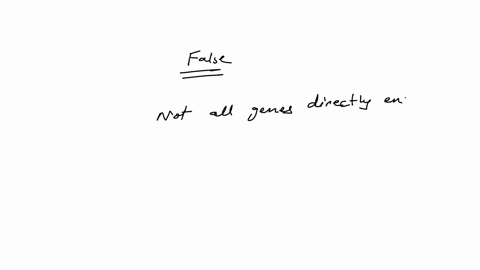 all-genes-encode-proteins-true-or-false