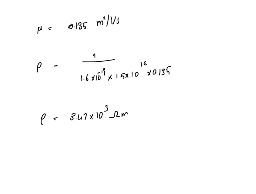 Solved: (a) [5 Marks] Calculate The Resistivity Of Intrinsic Silicon At 