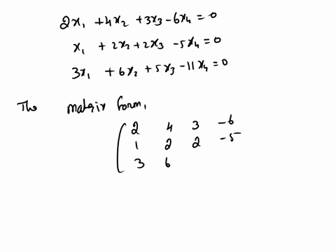 question-4-a-find-a-basis-for-the-solution-space-of-the-homogeneous-linear-system-and-find-the-dimension-of-that-space-2x1-4x2-3x3-6x4-2x2-2x3-sx4-3x1-6x2-sx3-11x4-5-marks-b-find-a-basis-and-60212