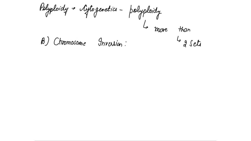 SOLVED: Translocations And Inversions May Cause Which Of The Following ...