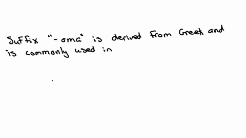 what-is-the-medical-prefix-or-suffix-of-oma