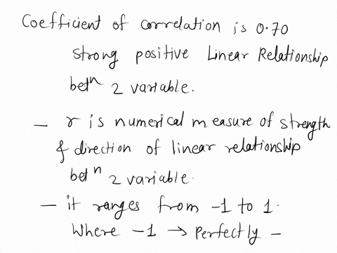 what-does-a-coefficient-of-correlation-of-70-infer-98708