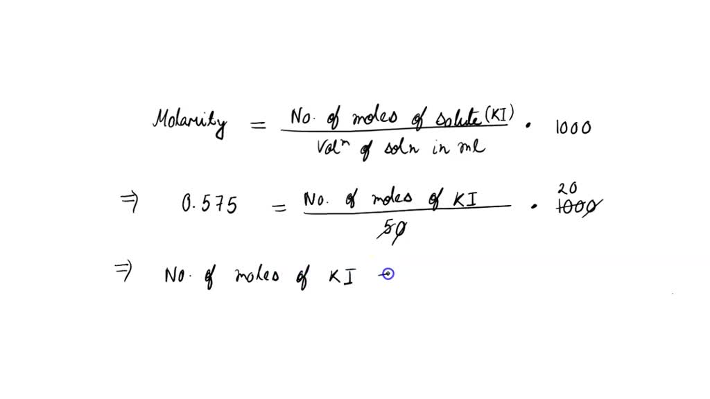 Potassium Iodide Molar Mass
