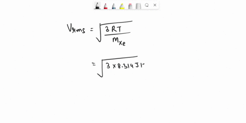 calculate-the-root-mean-square-rms-average-speed-of-the-atoms-in-a-sample-of-xenon-gas-at-011atm-and-95c-round-your-answer-to-3-significant-digits-57465