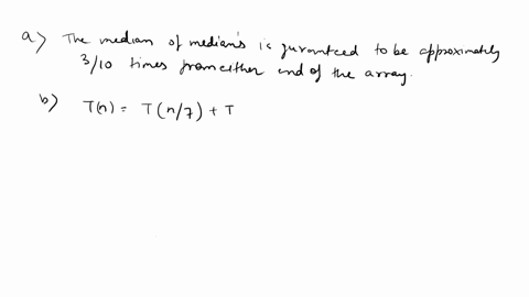 the-selection-algorithm-to-find-the-kth-smallest-value-in-a-list-described-in-the-class-and-in-the-book-uses-columns-of-size-5-assume-you-implement-the-same-selection-algorithm-using-columns-31662