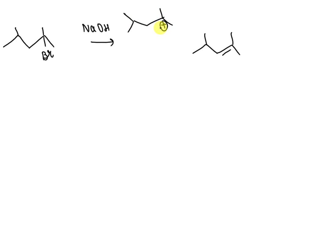 SOLVED: draw the starting material of an alkyl bromide that would ...