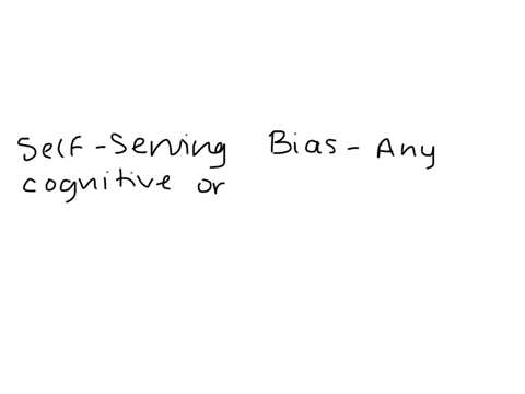 what-is-self-serving-bias-83534
