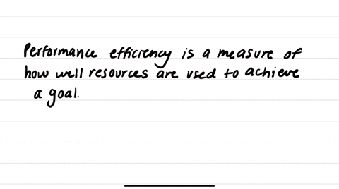 performance-efficiency-is-a-measure-of-the-associated-with-task-accomplishment-a-resource-costs-b-goal-specificity-c-product-quality-d-product-quantity