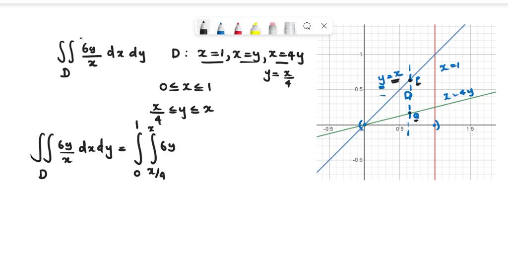 Solved Evaluate The Line Integral Jc X Dx Over Y X For 0 7570