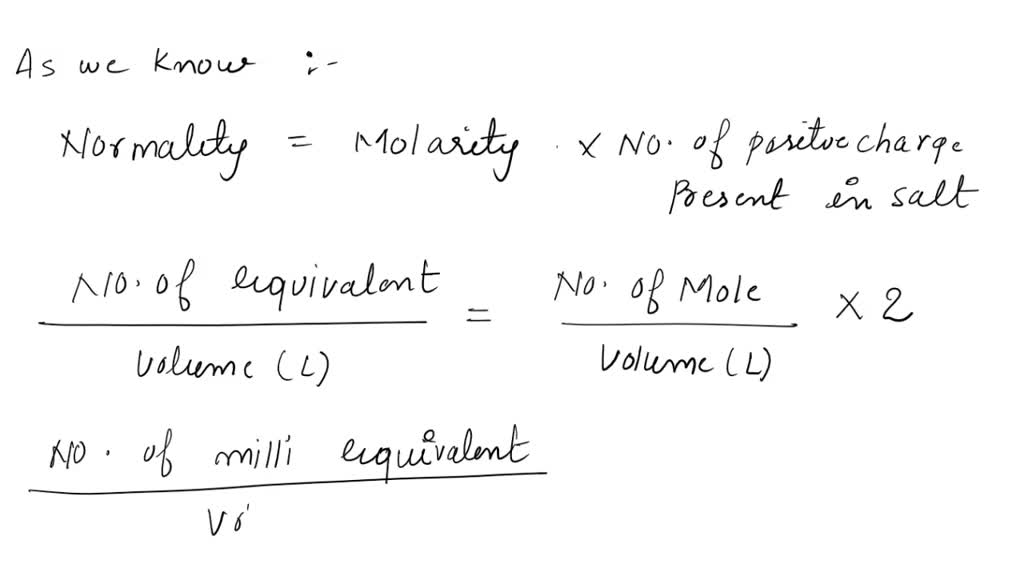 SOLVED A liter solution contains calcium (Ca++) 5 mEq/L. Convert the