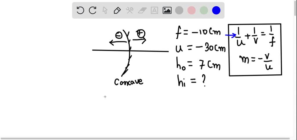 Solved What Is The Image Distance And Image Height If A 700 Cm Tall