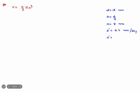 a-tumor-is-approximately-modeled-by-the-shape-of-a-sphere-given-by-the-following-equation-v43r3-where-v-is-the-volume-of-the-spherical-tumor-and-r-the-radius-data-shows-that-when-the-diamete-92788