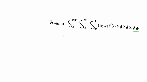use-cylindrical-coordinates-to-find-the-mass-of-the-solid-shown-if-the-density-of-it-is-given-by-the-function-fxy2-zx2y2-18885
