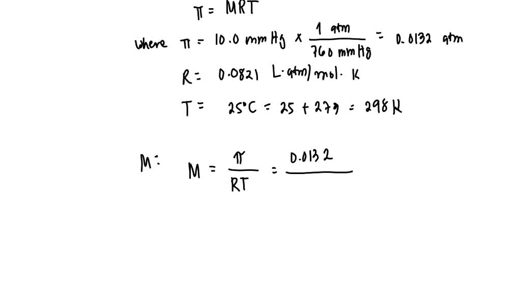 PROBLEM: A solution is prepared by dissolving 35.0 g of hemoglobin (Hb ...