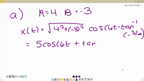 1-point-a-using-a-trig-identity-write-xt4-cos-6-t-3-sin-6-t-using-only-one-cosine-function-xt-sqrt41-cos-left6-ttan-1-frac45right-text-help-formulas-b-using-a-trig-identity-write-xt-4-cos-6-t-3-sin-6