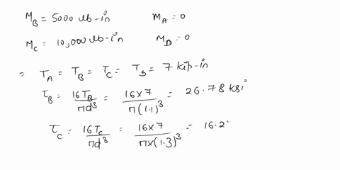 required-information-a-round-shaft-supports-transverse-load-of-f-15000-ibf-and-carries-torque-f-t-7-kip-in-35-shown-in-the-figure-the-shaft-does-not-rotate-the-shaft-is-machined-from-aisi-41-04335