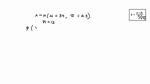 the-weight-of-certain-type-of-dog-is-normally-distributed-with-mean-of-34-pounds-and-standard-deviation-of-43-pounds_-if-you-randomly-sample-12-such-dogs-what-is-the-probability-that-their-m-89813