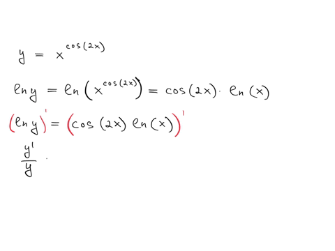 use-logarithmic-differentiation-to-find-the-derivative-of-the-function-yxcos2x-answer-y