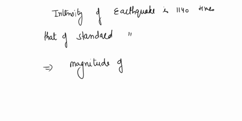 what-is-the-magnitude-of-an-earthquake-1140-times-as-intense-as-a-standard-earthquake-26854