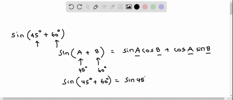 use-one-more-of-the-slx-sum-and-difference-iduntities-to-fnd-the-exact-valuo-ol-iho-exression-sir450-_-609-apply-the-sum-and-difference-identltles-choose-ihe-correcl-answet-bolw-0-a-coe-60-c-70838