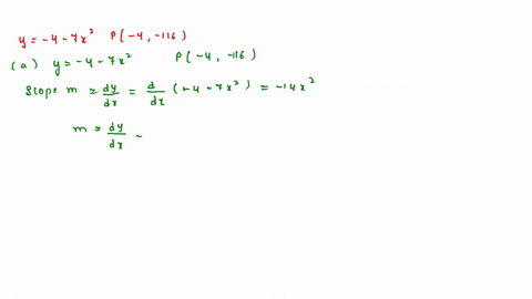 find-a-the-slope-of-the-curve-at-the-given-point-p-and-b-an-equation-of-the-tangent-line-at-p-y47x2-p4116-62467