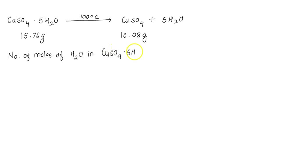 SOLVED: Enter your answer in the provided box. Each copper(II) sulfate ...