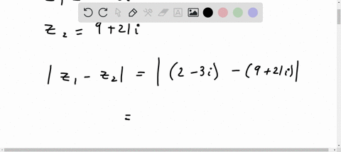 find-the-distance-between-2-3i-and-921i